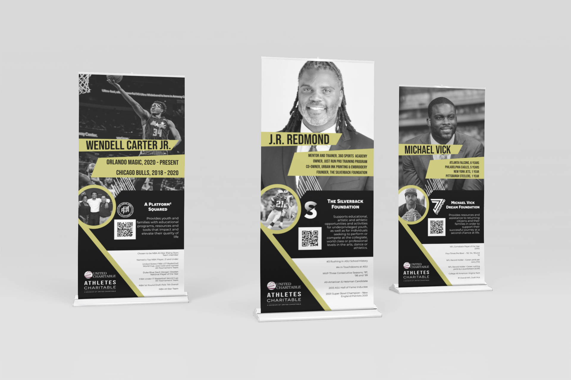 Athletes Charitable, Pull Up Banners_2